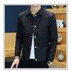 Men Jacket Fashion loose lapel-up Spring Autumn retro men Coat Casual Cargo jacket Solid Color Loose male Outerwear