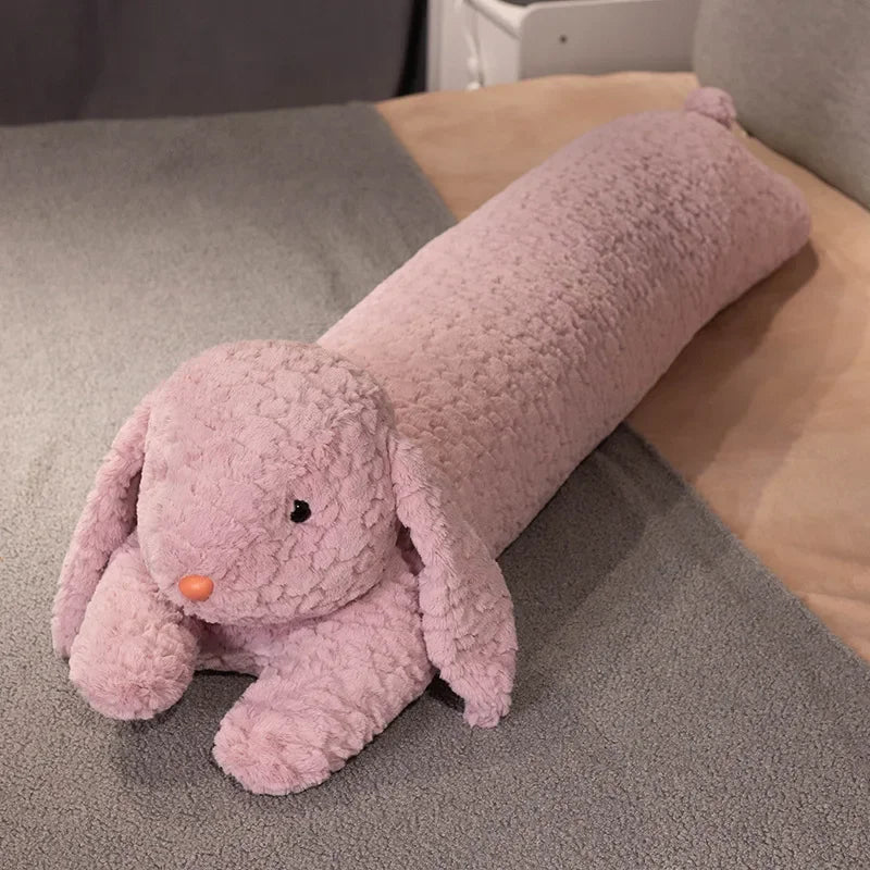 Großes Hasen-Körperkissen, langes Bär-Niedliches Stofftier-Kaninchen-Schlafkissen, dekoratives Körperkissen, Stuhlrückenlehnenkissen, Dekoration