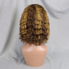 10-16 Inches 200% Density Water Wave Bob Human Hair Wigs  Short Deep Curly Brazilian Remy Human Hair Wigs for Black Women