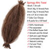 24 Zoll Kinky Afro Springy Braiding Crochet Hair 18 Zoll Marley Kinky Crochet Braids Hair Soft Afro Kinky Twist Crochet Braid Hair