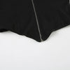 BIIKPIIK Pelzkragen Kapuzenmäntel für Damen Lässiger Reißverschluss Slim Hoodies Einfache All-match Schwarz Harajuku Mantel Herbst Winter Sweatshirts