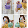 Fashion Mini Handbags PVC Crossbody Coin Purse Crocodile Pattern Pearl Handbag Plastic Small Chain Jelly Bag For Girl Wholesale
