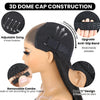 Ombre Brown Wear Go Human Hair Wigs Pre-Styled Layered Cut Kinky Curly Wig HD 7x5 Glueless Pre-Cut Wig for Quick Installation