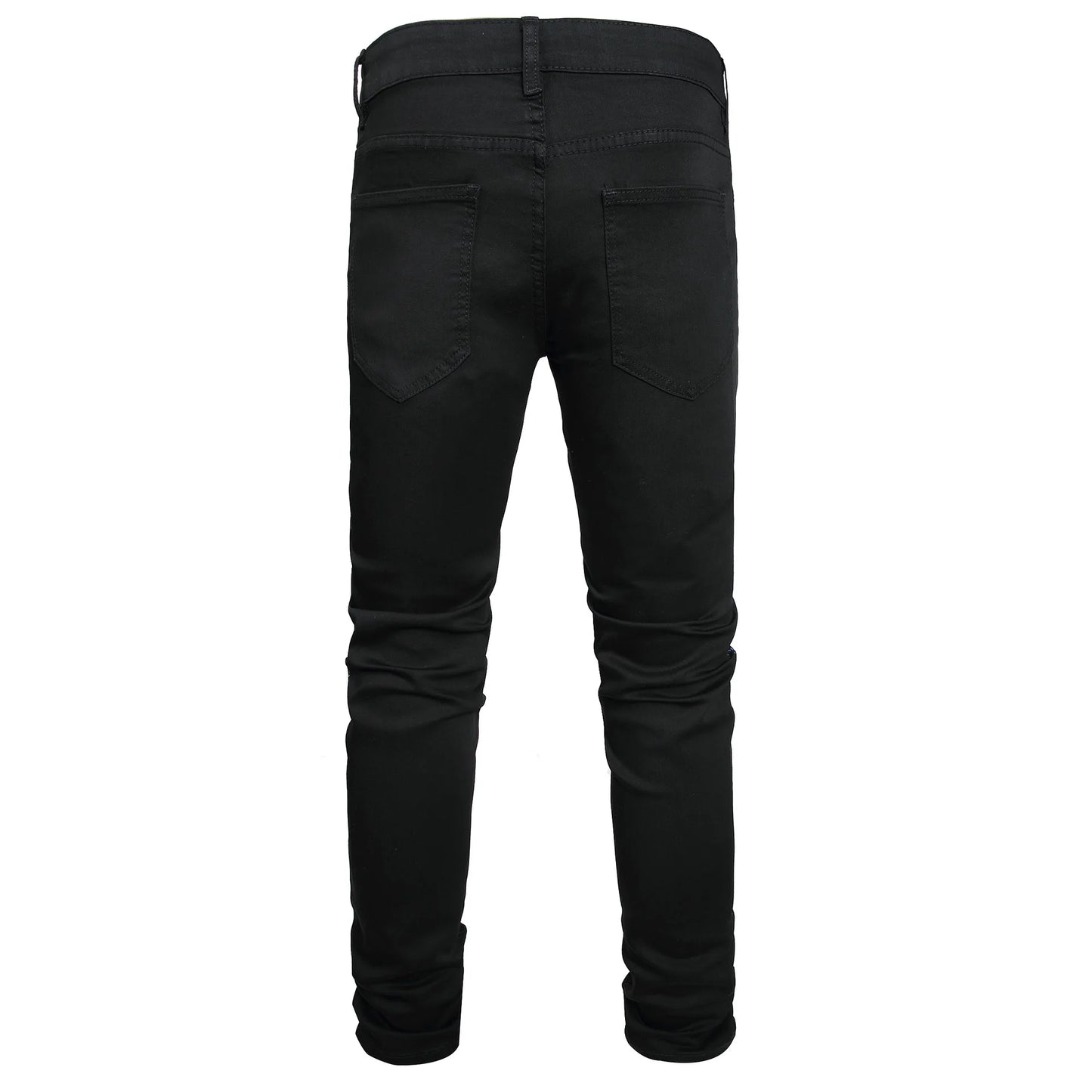 2023 New  Casual Mens Cotton Jeans Elastic Slim Skinny White Camouflage Printing Jeans Male Thin Denim Pants Vaqueros Hombre
