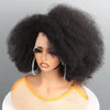 Afro Kinky Curly Transparent Lace Front Perücke Brasilianisches Remy Echthaar Lace Natürlicher Haaransatz 13X4X2 Afro Short Bob Echthaar Perücke