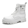 2025 Trend Men Boots Sneakers Outdoor Fashion High Top Wholesale Punk Shoes for Men Casual Leather Street Style Ankle Boots Men