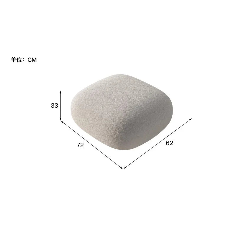 Fluffy White Wohnzimmerstuhl Modern Niedlich Boden Ergonomischer Wohnzimmerstuhl Lounge Relaxsessel Möbel Salon Home Möbel