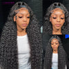 Mongolian Afro Kinky Curly Human Hair Bundles With Closure Deep Curly Hair Weave Bundles With Frontal Closure Hair Extensions