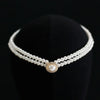 Luxuriöses Vintage dreilagiges Perlen-Collier, 2024 neue Trend-Schmuckmode Damen Halskette für den Hals Partygeschenk