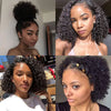 Mongolian Afro Kinky Curly Bundles Human Hair Afro Kinky Bulk Human Hair Unprocessed Virgin Hair Bundles for Women Natural Black