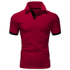 Men's Short Sleeve Polo Shirts Casual Slim Fit Basic Designed Shirts Quick-drying Anti-wrinkle Tops