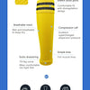 Loogdeel Adult Leg Warmers Elastic Soccer Shin Guard Calf Socks Over Knee Men Sports Compression Protection Long Sleeve Training