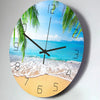 Lustige Frosch Acryl Wanduhr Strand Seestern Schallplatte Marmor Katze Retro Wanddekoration Uhren für Wohnzimmer Schlafzimmer Büro Zuhause