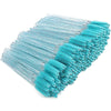 HUAZDS 300pcs Disposable Mascara Wands Eyelash Brush Spoolies for Eye Lash Extension, Eyebrow and Makeup Crystal Makeup Tools