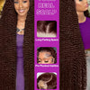 300 Density Chocolate Brown Deep Wave Lace Front Human Hair Wig 40Inch Color Hd Lace Frontal Wig For Women 13x6 Water Curly Wigs