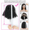 13x4 Short Bob Wig Jerry Curly Bob Wigs Deep Curly Wigs Human Hair Natural Black Pre Plucked Lace Frontal Wig Pixie Curly Wig