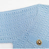 ZJYT Women's Knitted Dress Set 2 Piece Spring New Flare Sleeve Sweater and Long Skirt Suit Elegant Female Party Outfit Blue 2026