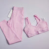 2025 New Women's High-quality Fabric Sports Comfortable Breathable Vest Paired with Tight Pants Two-piece Set