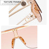 2023 Luxury Big Square Sunglasses Women Brand Designer Retro Blue Sun Glasses For Female Oversized Black Shades Oculos UV400