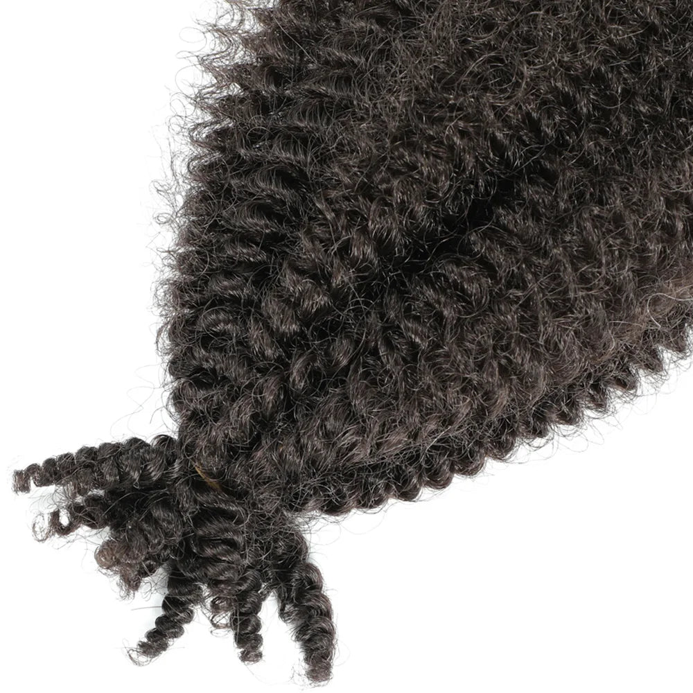 24 Zoll Kinky Afro Springy Braiding Crochet Hair 18 Zoll Marley Kinky Crochet Braids Hair Soft Afro Kinky Twist Crochet Braid Hair