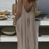 New Arrival Women's Strapless Backless Long Loose Home Dress Comfortable Sleepwear Casual Maxi Dress