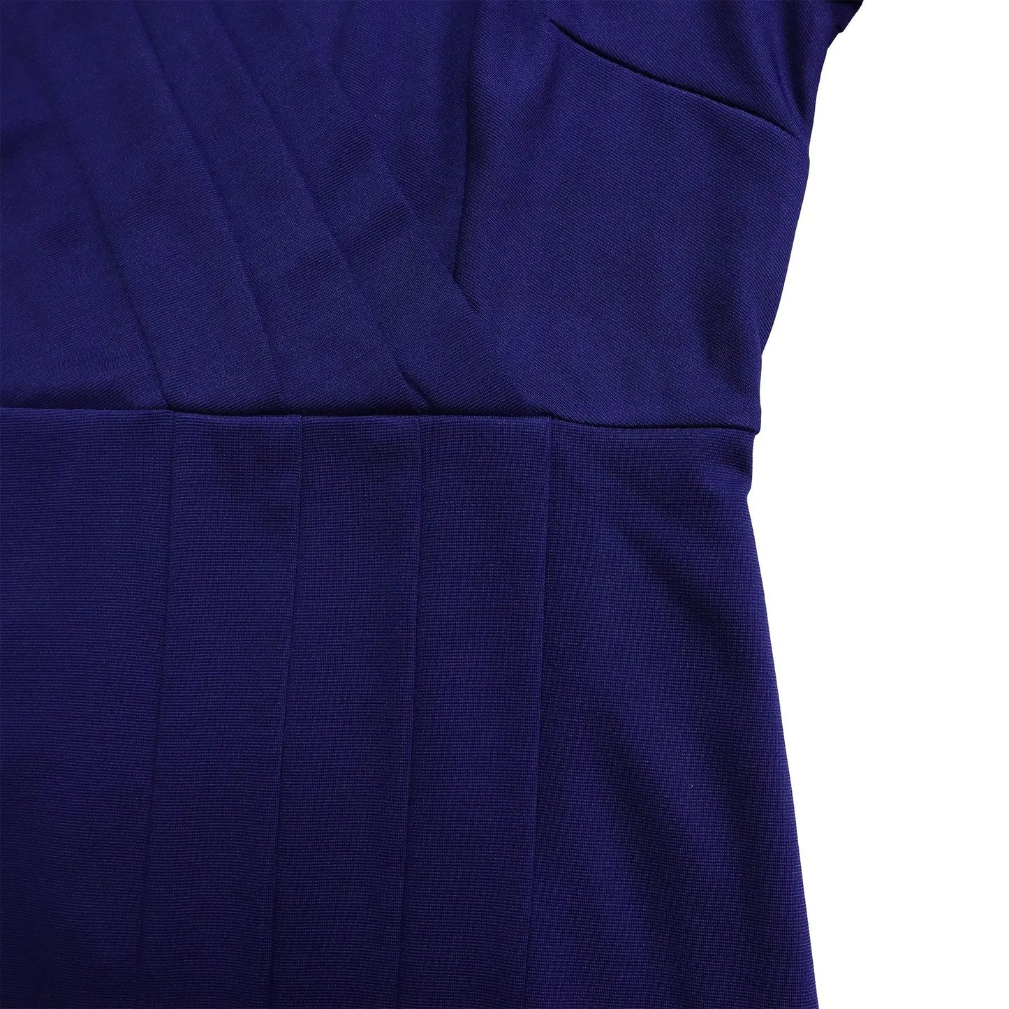 2024 summer new short sleeve V-neck waist solid color Tunle pencil skirt dress