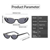 Half Frame Cat-eye Sunglasses Fashion Style Colored Women's Sunglasses Uv400 Fashion Shades Eyewear Summer Anti UV Sunglasses