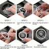 27PCS/Set Women Bling Universal Fit Polyester Steering Cover Shiny License Frame Phone Holder Coasters Tools Car Accessorie