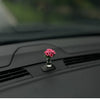 Dainty roses car center console window ornament mini cure car accessories ladies car personality beautiful interior ornaments