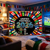 Unique Wall Tapestries Soccer Cup 2026 Flags Tapestry World Football Event Background Cloth Decor Sport Fans Party Banners Decor