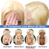 Dark Purple Bob Lace Front Wigs Human Hair Colored 13x4 Lace Frontal Short Straight Purple Bob Wig Pre Plucked with Baby Hair