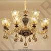 Kronleuchter Wohnzimmer Groß Luxus Kristall Lampe Esszimmer Schlafzimmer Dekoration Französischer Retro Kronleuchter Beleuchtung