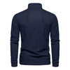 AIOPESON Deer Embroidery Men's Polo Shirts Solid Color Long Sleeve Polo Shirts for Men New Spring Social Business Polos Male