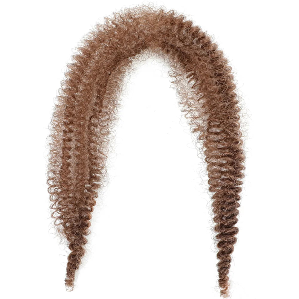 24 Zoll Kinky Afro Springy Braiding Crochet Hair 18 Zoll Marley Kinky Crochet Braids Hair Soft Afro Kinky Twist Crochet Braid Hair