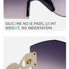 Oversized Shield Rimless Punk Sunglasses Women 2024 Luxury Brand Fashion Winged Sun Glasses For Ladies Shades Eyewear UV400