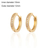 CRMYA Gold Silber gefüllt 16mm 14mm 12mm Blumen baumelnde Ohrringe Zirkonia Creolen für Damen Mädchen Schmuck Großhandel