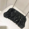 Shiny Rhinestones Handmade Evening Clutch Bags New Folds Purses and Handbags Luxury Designer Wedding Party High Quality