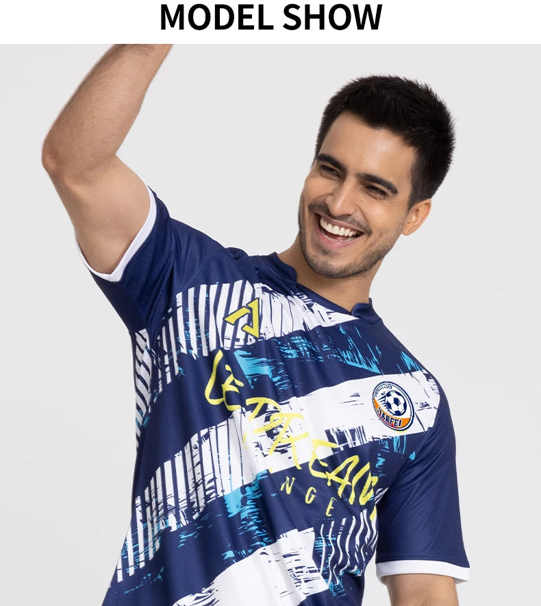 Custom Full Sublimation Player Version Football Jerseys Long Short Sleeve Football Shirt Breathable Training Soccer T shirt Men