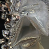 Sparkly Sequins Rhinestones Big Sleeves Black Jacket Sexy Singer Dancer Nightclub Jazz Dance Costume Performance Show Stage Wear