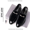 Herren Party Schuhe Schwarz Luxus Herren Formelle Lederschuhe Slipper Lackleder Business Casual Schuhe Loafer Große Größen Zapatos