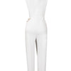Wmstar Women's Jumpsuits One Piece Outfits Sleeveless Solid Office Lady Summer Sexy Playsuits Overalls Wholesale Dropshipping