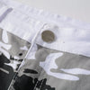 2023 New  Casual Mens Cotton Jeans Elastic Slim Skinny White Camouflage Printing Jeans Male Thin Denim Pants Vaqueros Hombre