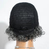 Lekker Short Silver Gray Curly Bob 100% Human Hair Wigs For Women Brazilian Remy Hair Salt and Pepper Full Machine Made Wigs