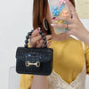 Fashion Mini Handbags PVC Crossbody Coin Purse Crocodile Pattern Pearl Handbag Plastic Small Chain Jelly Bag For Girl Wholesale