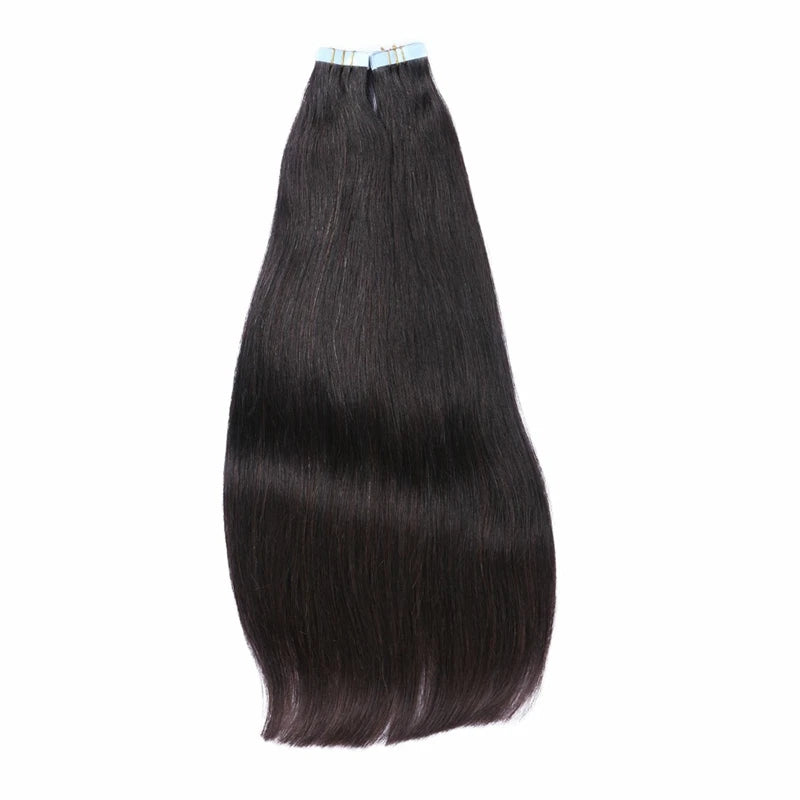 Remy Straight Tape In Hair Extensions Brown 14-30inch Invisible Blonde Virgin Skin Weft PU Human Hair Extension For Women
