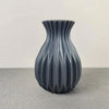 1pc Water Cultivation Imitation Ceramic Plastic Vase Living Room Plastic Home Vase, Modern Minimalist Home Decor