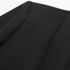 Willshela Damenmode Satin Schwarz mit Feder Blazer Jacke Vintage Kerbausschnitt Einreiher Lange Ärmel Damen Outfits