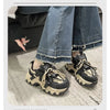 Women's Flats Thick Bottom Sports Shoes Women Luxury Designer Fashion Casual Sneakers New Autumn Tennis Shoes Vulcanized Shoes