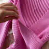 YuooMuoo Autumn Winter 2025 Women Dress Elegant Cross V-neck Slim Waist Knitted Bodycon Dress Korean Office Lady Vestidos