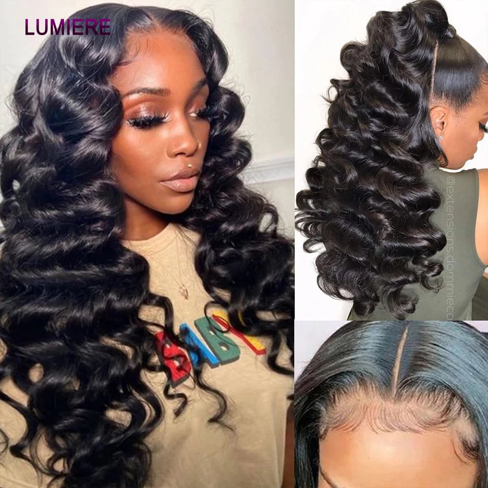 15A Loose Deep Wave Bundle With HD Closure 4X4 5x5 6x6 100% Virgin Brazilian Hair Weave Bundles 3/4 Bundle Deal  8-40" Wholeasle